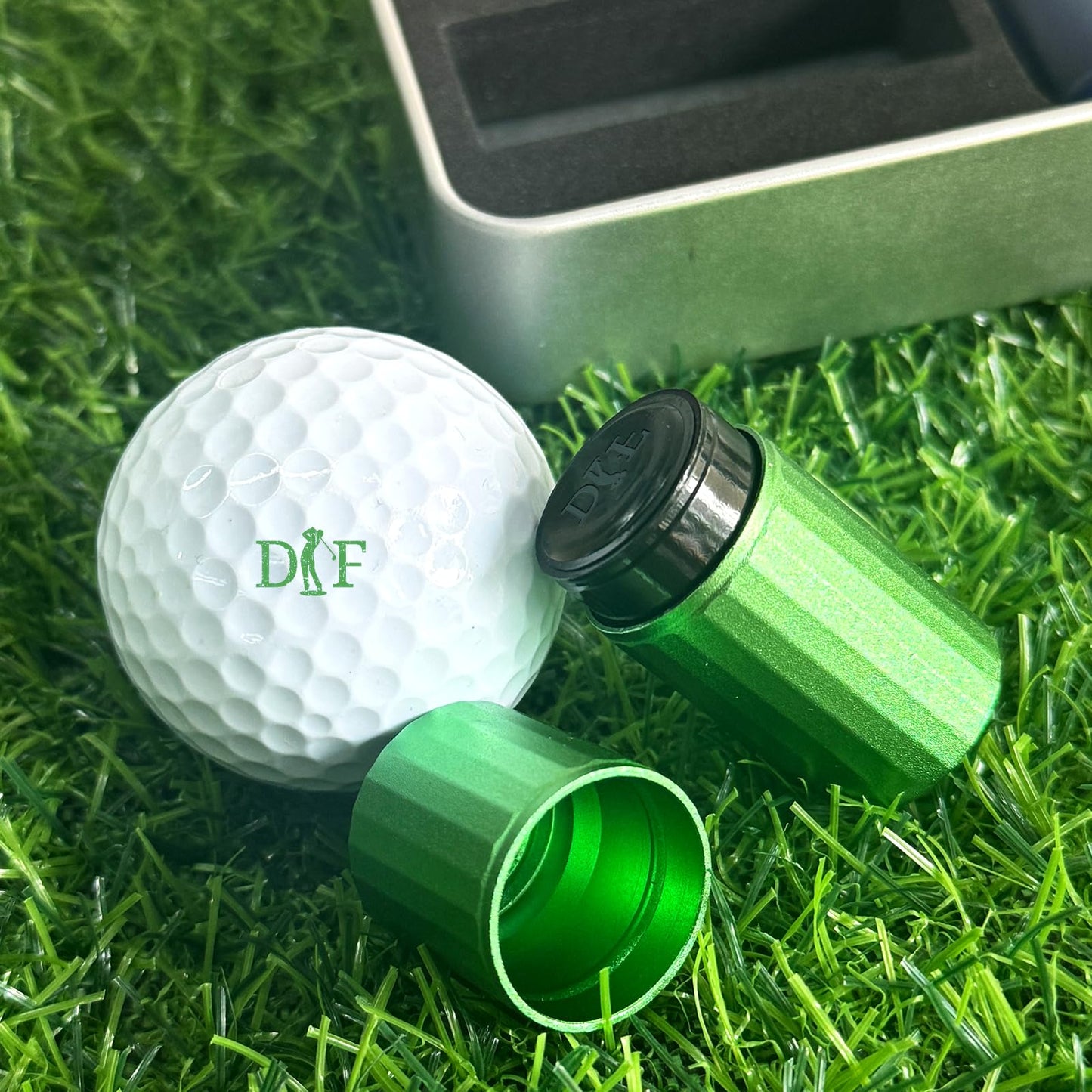 ubjva Golf Ball Stamp Personalized Custom Golf Ball Marker Monogram Golf Accessories for Golfers Dads Husbands