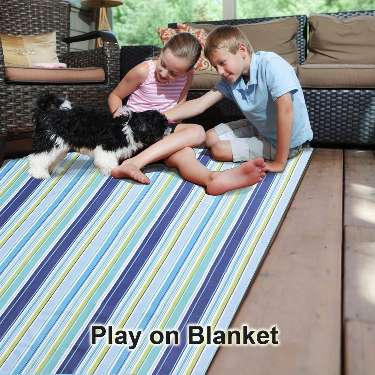 FashionLive Beach Blanket Extra Large Picnic Blanket Sandproof Waterproof Outdoor Indoor Blanket Lightweight Handy Mat Portable Beach Mat for Camping Hiking Travel Park Grass