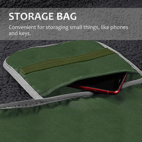 Tirrinia Camping Waterproof Outdoor Blanket, Sherpa Fleece Warm Windproof Stadium Blanket for Car, Football, Soccer, Beach, Concerts – 66'' x 90''