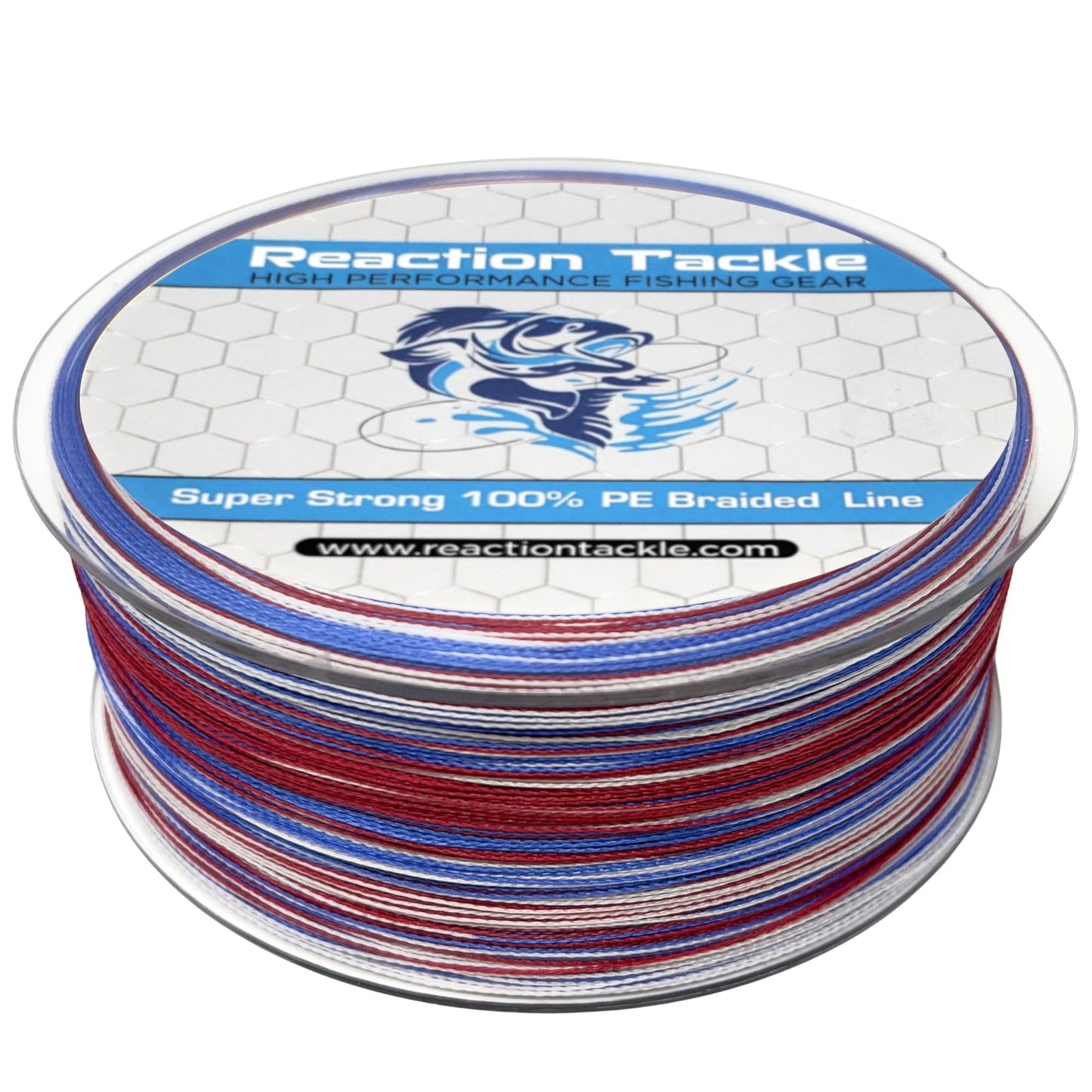 Reaction Tackle Braided Fishing Line USA Camo 10LB 300yd