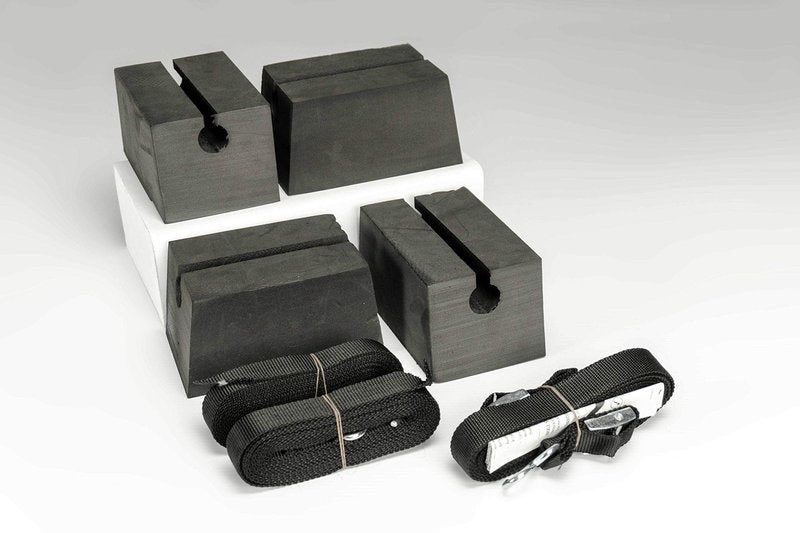 Pelican Universal Canoe Car Top Roof Carrier Kit - Fits Vehicles - Heavy Duty and Safe - One Size - Charcoal/Black