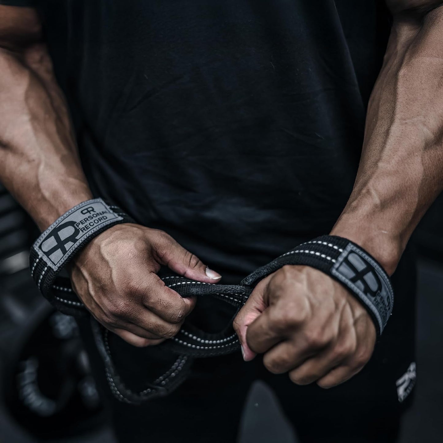 Deadlift Straps - Heavy Duty Figure 8 Weightlifting Straps for Powerlifting & Bodybuilding | Strong Grip Support for Men & Women