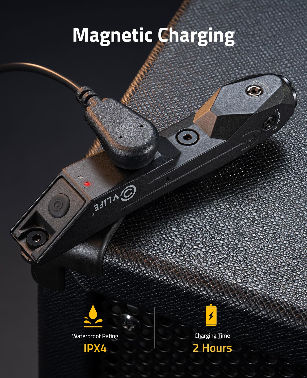 CVLIFE Green Laser Sight Compatible with M-Lok and Picatinny Rail, Tactical Laser Sight with Magnetic Rechargeable