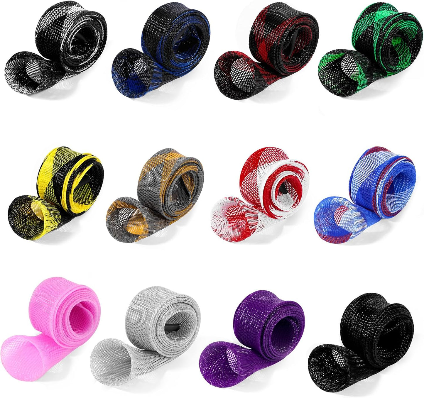 Fishing Rod Sleeve - 12PCS Fishing Pole Cover for Baitcasting, Casting, and Fly Rods | Durable Protection