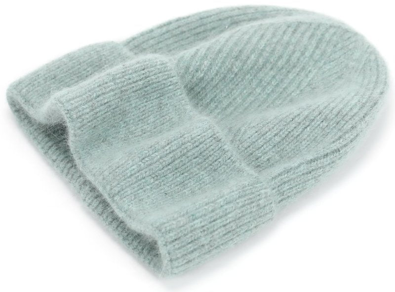 EASTER BARTHE Blue Cuffed Beanie Hat for Women Men Winter Warm Ribbed Knit Cuffed Beanie Skull Cap Ski Hat (Blue)