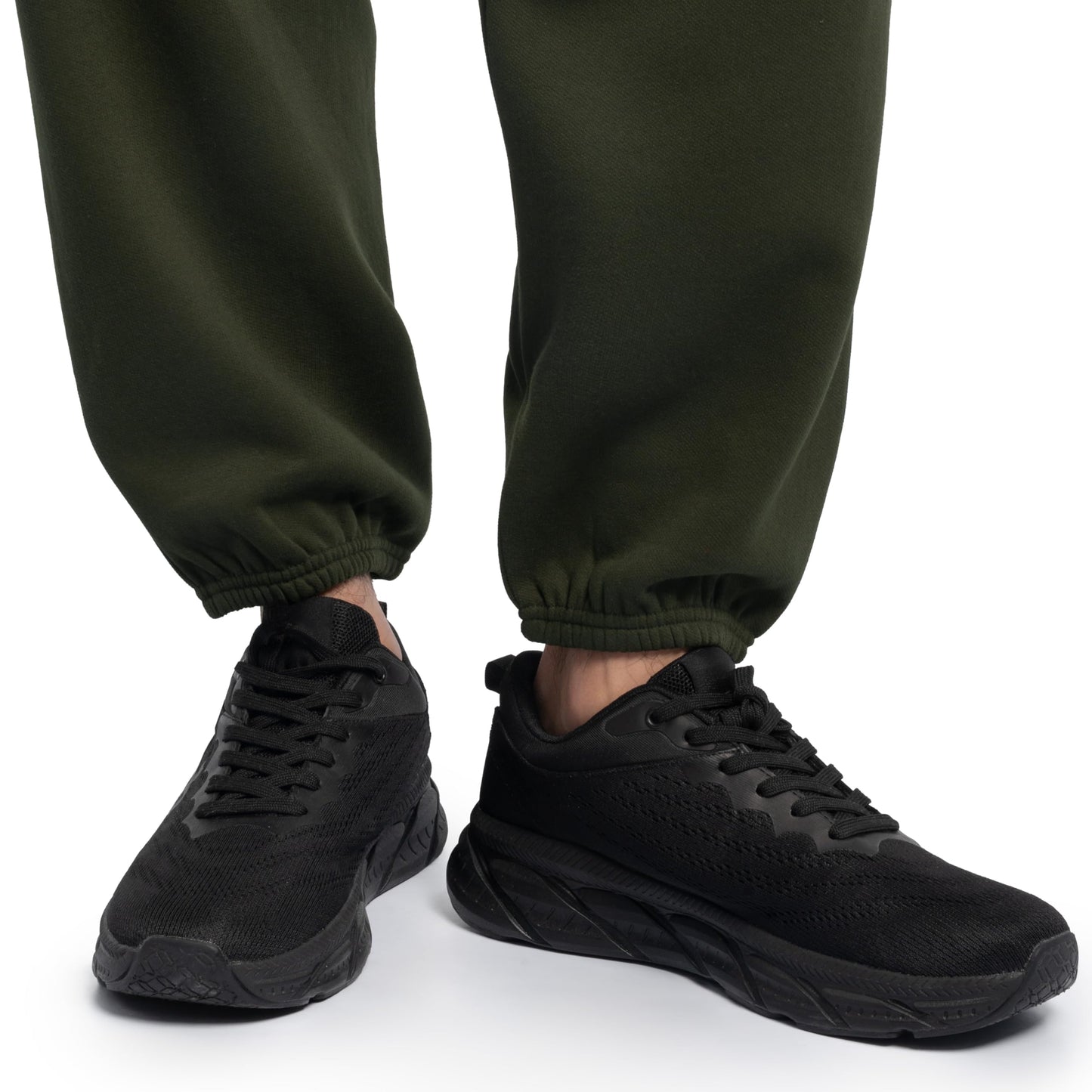 Fruit of the Loom Men's Eversoft Fleece Sweatpants with Pockets, Moisture Wicking & Breathable, Sizes S-4X, Elastic Bottom-Duffle Bag Green, Small