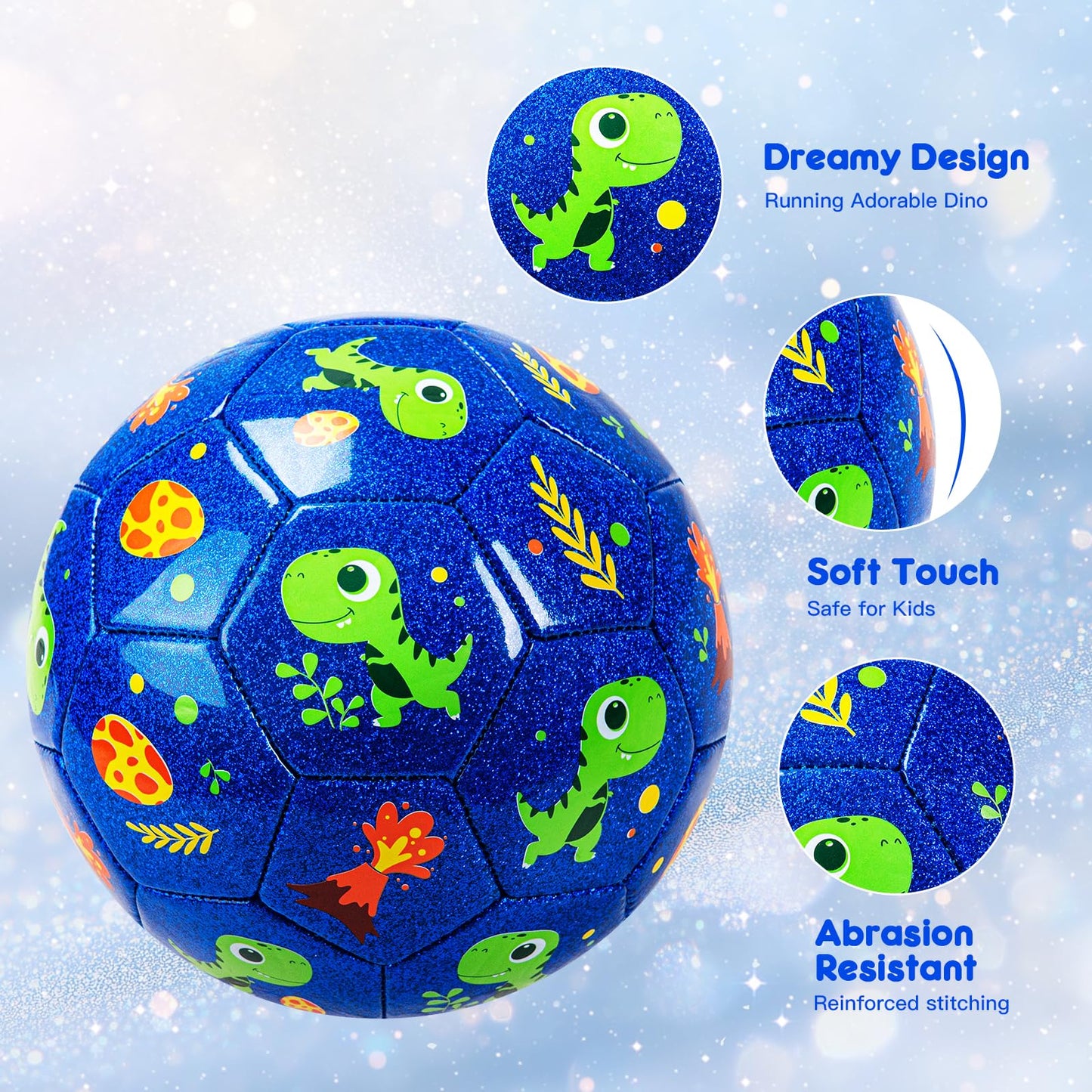 EVERICH TOY Toddler Soccer Ball, Size 2 Soccer Ball Small