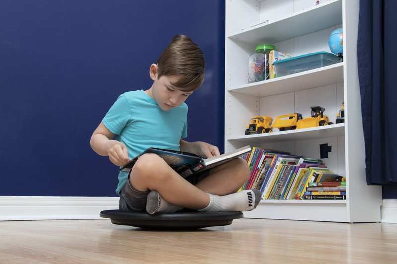 Kore Design Floor Wobbler Balance Disc for Sitting, Standing, or Fitness - Blue