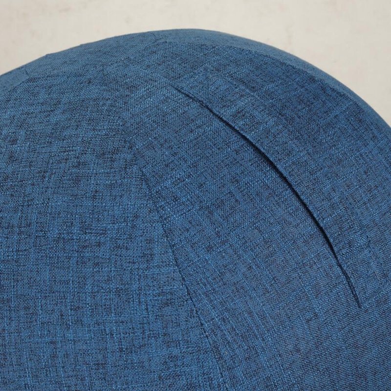 B Baosity Balance Ball Cover, Exercise Ball Cover, Sitting Balls Cover, Yoga Ball Accessories, Foldable Lightweight Yoga Ball Cover Anti Scratch Protective Skin - Blue 55cm(Thickened)
