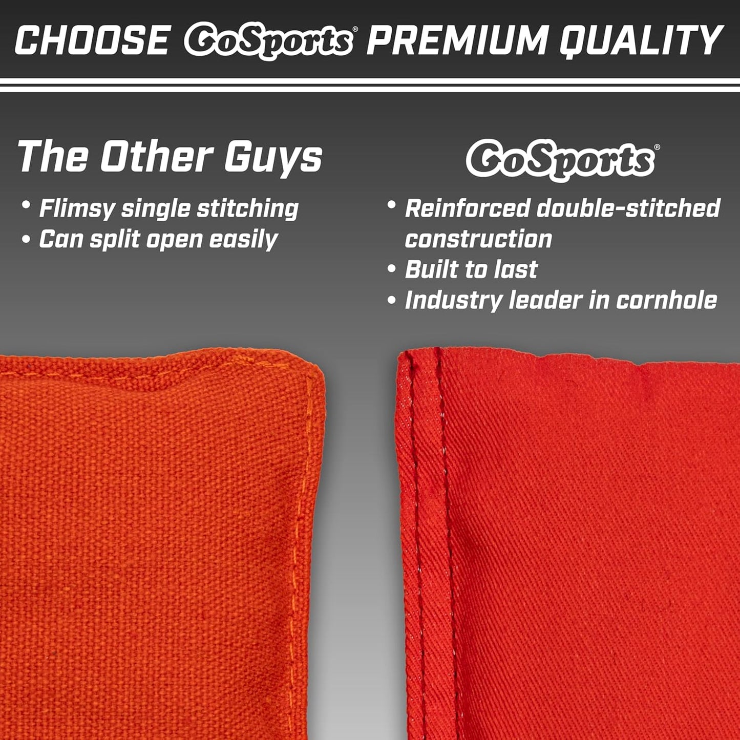 Classic Cornhole Bean Bags Set of 4 | 16 Colors Available - Regulation All Weather Design