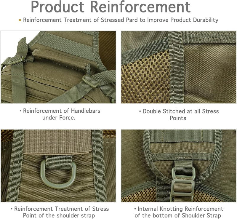 Tactical Sling Military Shoulder Backpack - EDC Assault Range Bag | Durable, Versatile Design