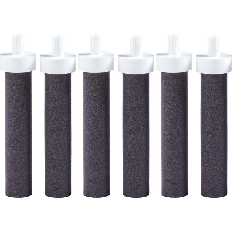 Brita Water Bottle Replacement Filters, BPA-Free, Replaces 1,800 Plastic Water Bottles a Year, Lasts Two Months or 40 Gallons, Includes 6 Filters