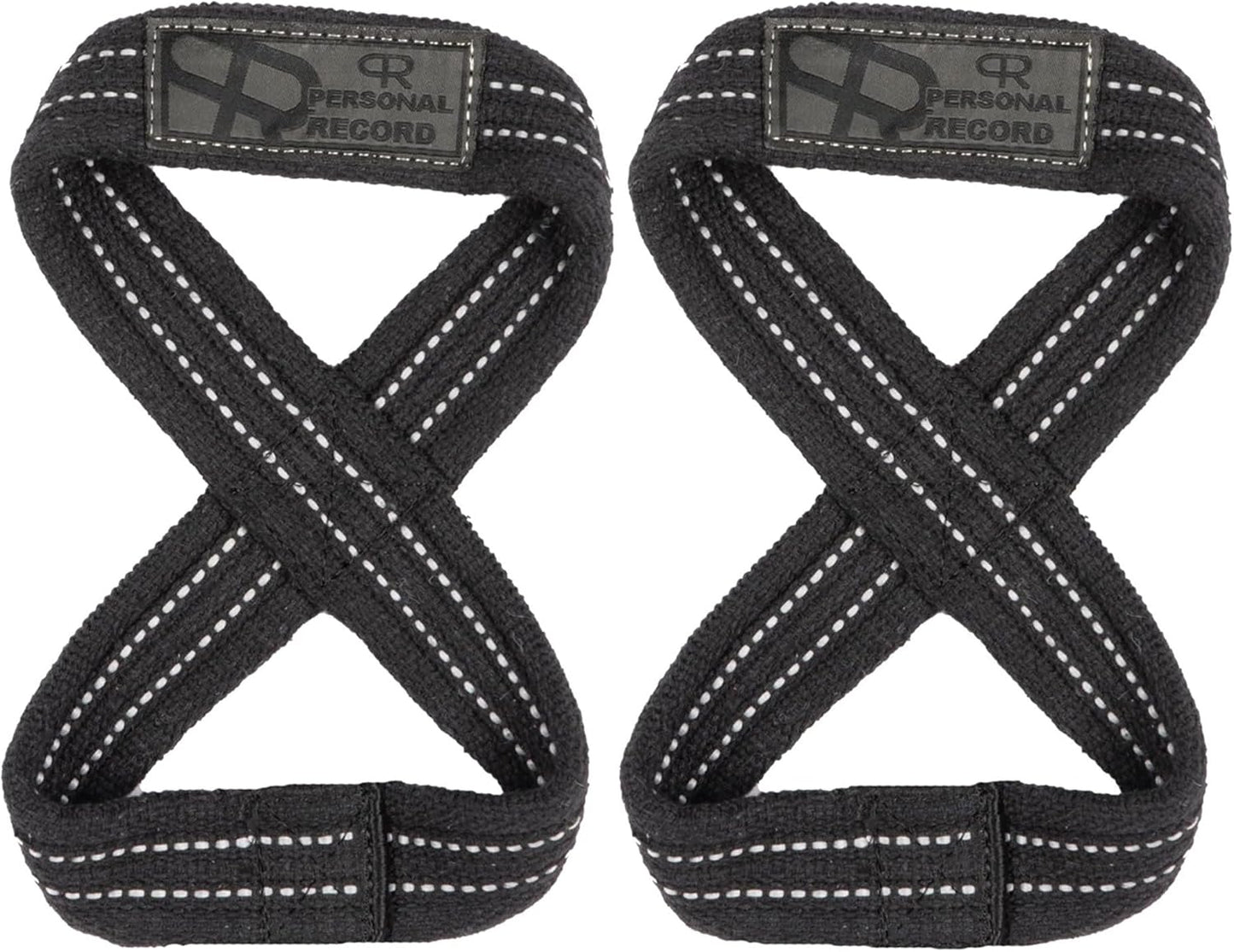 Deadlift Straps - Heavy Duty Figure 8 Weightlifting Straps for Powerlifting & Bodybuilding | Strong Grip Support for Men & Women