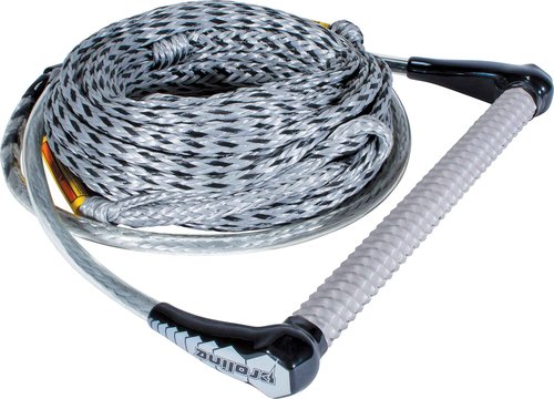 Proline by Connelly 65' Launch Wakeboard Rope and Handle Package, Poly-E Line, EVA Handle, Grey