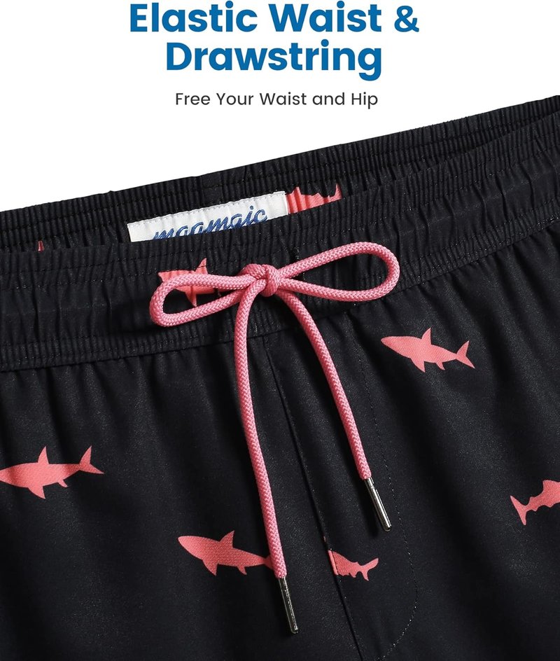 Men's 2-in-1 Swim Trunks | 7-Inch Swim Shorts for Active Lifestyle