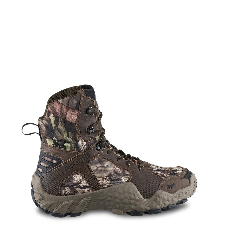 Irish Setter, VaprTrek, Women's, 8", Waterproof, Insulated 400g, Hunting Boot, Mossy Oak Break-up Country, 7.5 B (Medium)