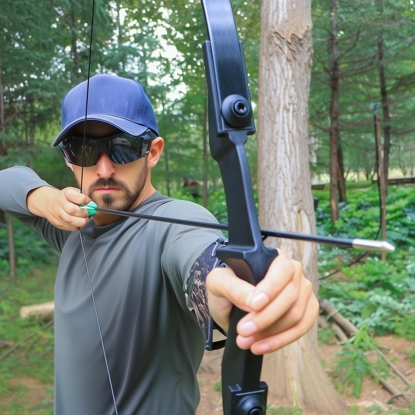 Recurve Bow and Arrow Set for Adults - Takedown Archery Kit for Beginners | Left & Right Handed, 20/30/40lbs