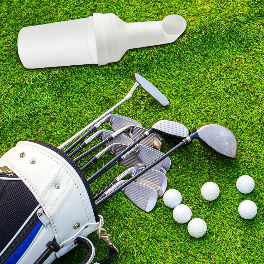 Joyzan Golf Cart Sand Bottle, Universal Top Fill Divot Filler Seed Container Assembly Portable Loss Area Golfing Holder Rattle Proof Dispenser Accessory Kit Grip Handle Club Car No Drilling Required