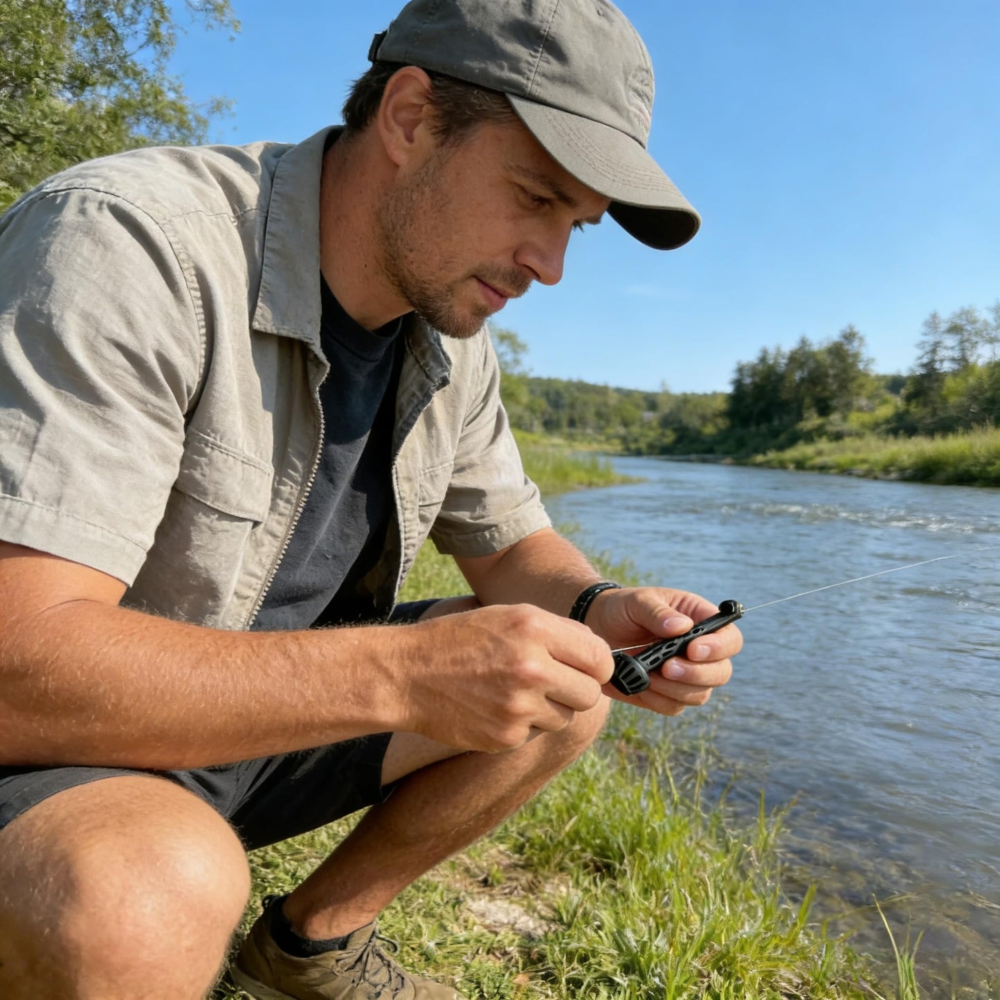 Fly Roost Magnetic Fly Threader, Magnetic Fly Threader, Fly Roost 2.0 Magnetic Rigging Tool, Universal Knot Helper Knot Assist for Threading Hooks, Fishing Accessory to Easily Rig Small Flies.