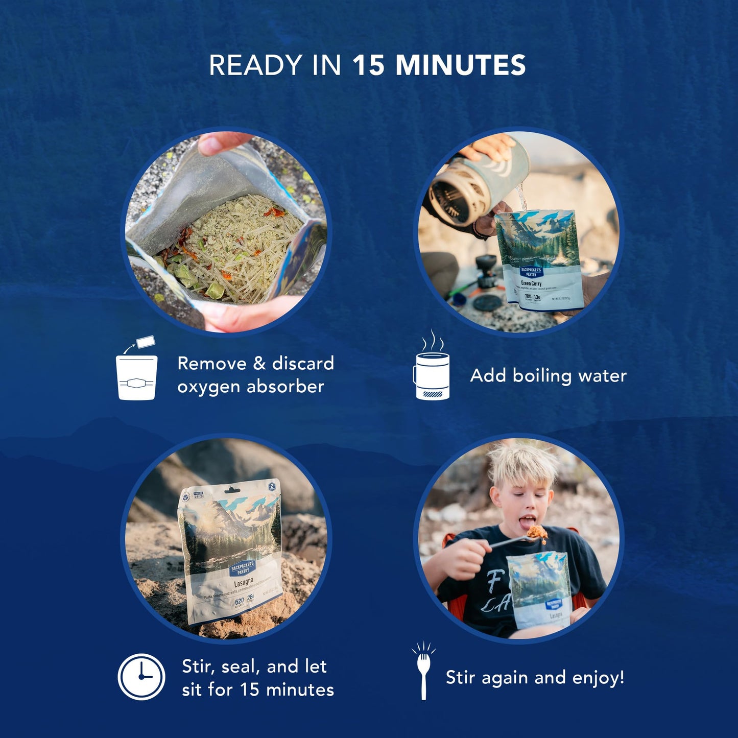 Backpacker's Pantry Pad Thai - Freeze Dried Backpacking & Camping Food - Emergency Food - 23 Grams of Protein, Vegan, Gluten Free - 1 Count