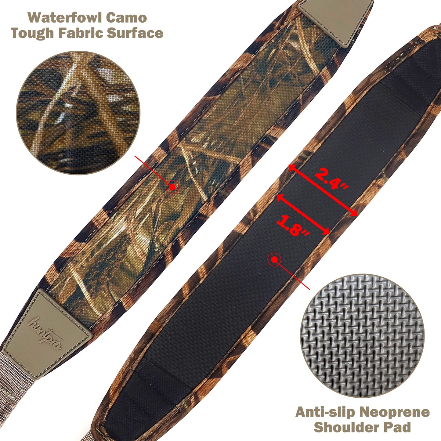 HUNTPAL Stalker Sling Two Point Gun Shotgun Rifle Sling with Swivels