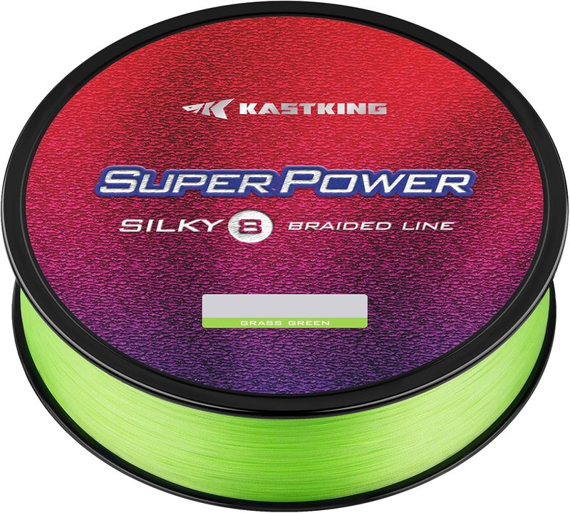KastKing SuperPower Braided Fishing Line - Abrasion Resistant, Zero Stretch | Smaller Diameter, Strong Performance