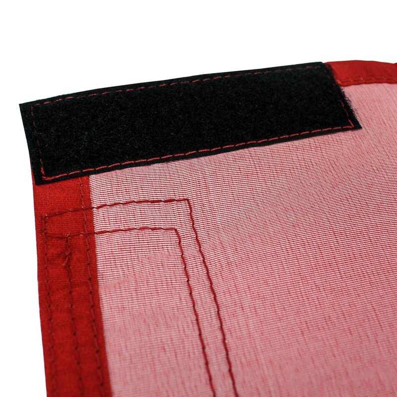 Social Airsoft Dead Rag, I'm Hit Red Kill Rag w/Hook & Loop Fastener and Reflective Strips
