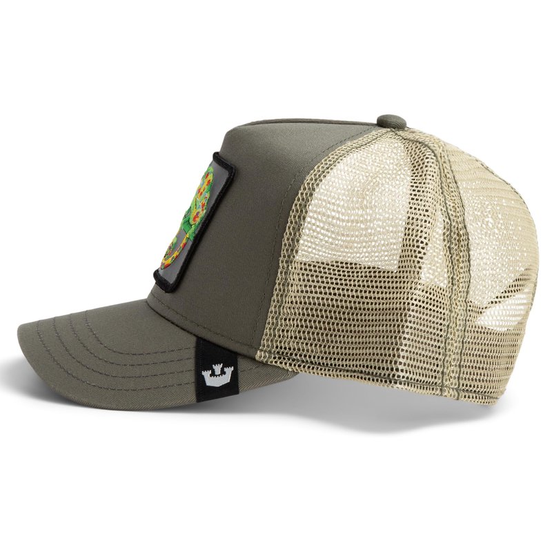 Goorin Karma Chameleon Trucker Hat for Men and Women, Olive, One Size, Unisex