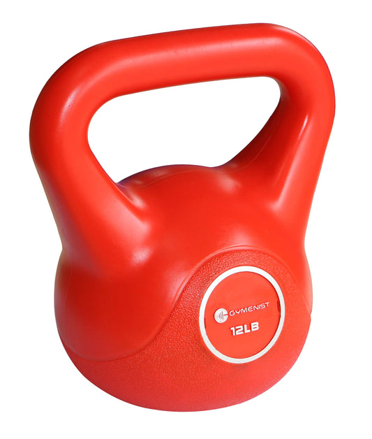 GYMENIST Exercise Kettlebell Fitness Workout Body Equipment Choose Your Weight Size(12 LB)