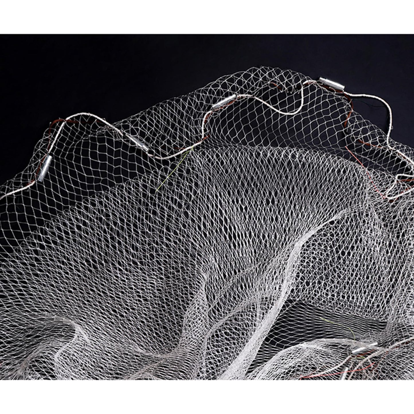 Cast Nets Throw Nets for Fishing Bait Handmade Fish Net Nylon Cast Net with Heavy Duty Iron Sinker Saltwater Fishing Gear - 3M