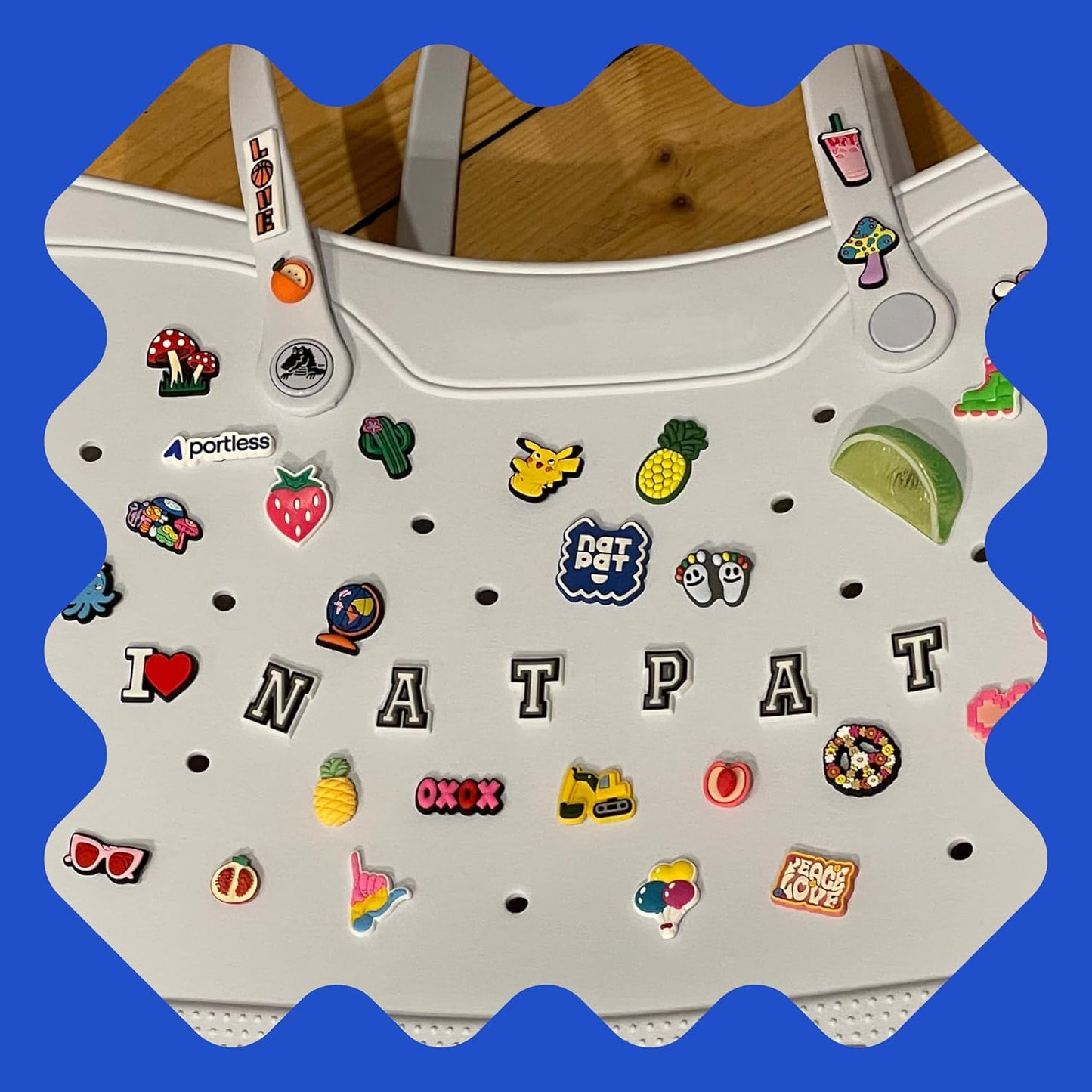 Shoe Charms for Crocs - Fun Sticker Holders for Kids & Adults | 2 Pack Compatible with BuzzPatch & Trailpatch
