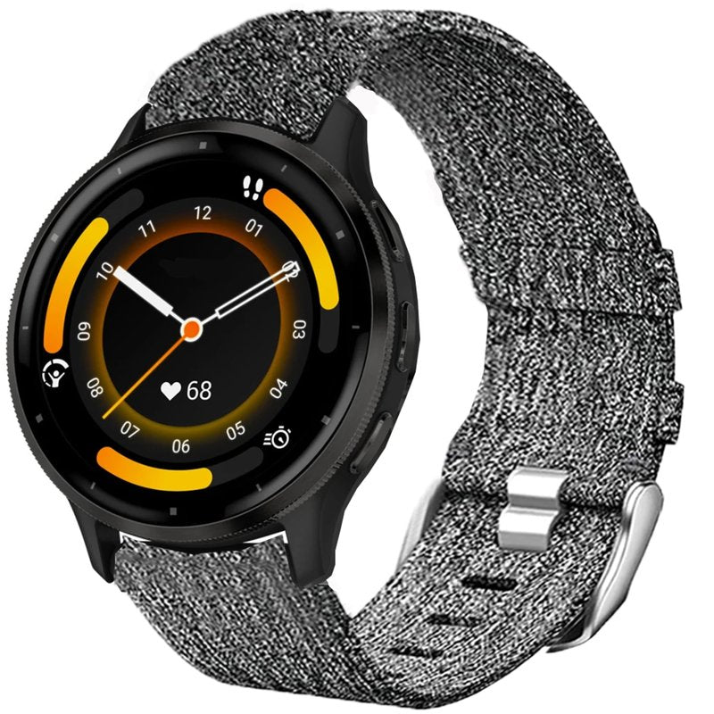 Compatible for Garmin Venu 3 Band, Lamshaw Quick Release 22mm Breathable Nylon Woven Fabric Replacement Accessory Strap Compatible with Garmin Venu 3/Venu 2/Forerunner 255/Forerunner 255 Music/Forerunner 265/Forerunner 745/vivoactive 4/First Avenger/Darth