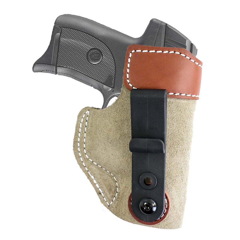 DeSantis Sof-Tuck IWB Holster- IWB Holster, Conceal Carry Gun Holster, Compact Holster, Compatible with Ruger LC9, EC9S, Kahr P45, PM45, Taurus 709 SLIM, S/A XDS MOD 2 3.3"" - Right Hand Draw, Tan