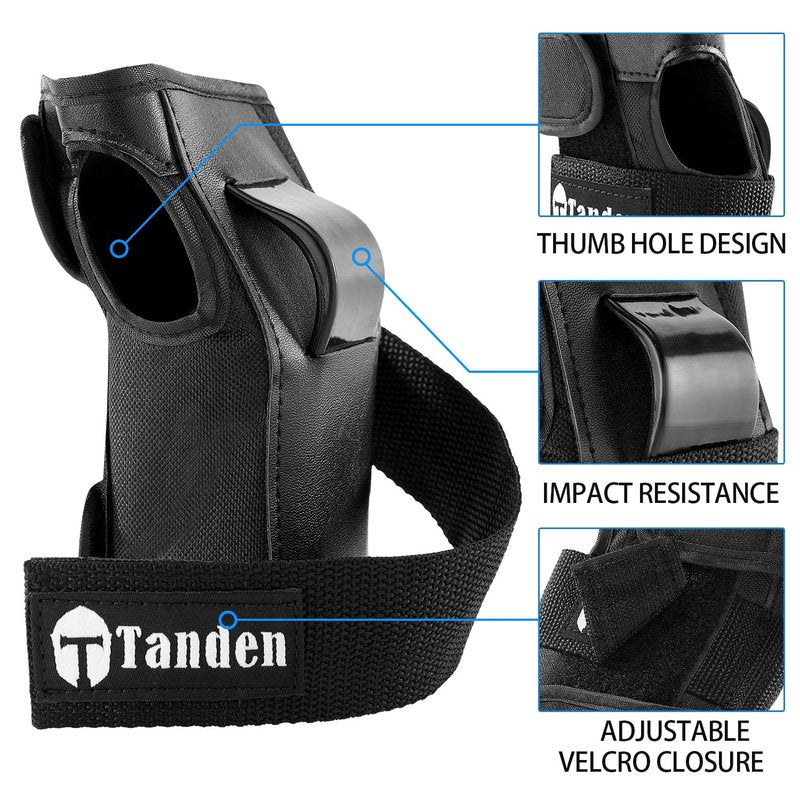 Tanden Wrist Guards for Skating Protective Gear Adult and Kids Wrist Guards for Roller Skating Snowboarding Ski Skateboard