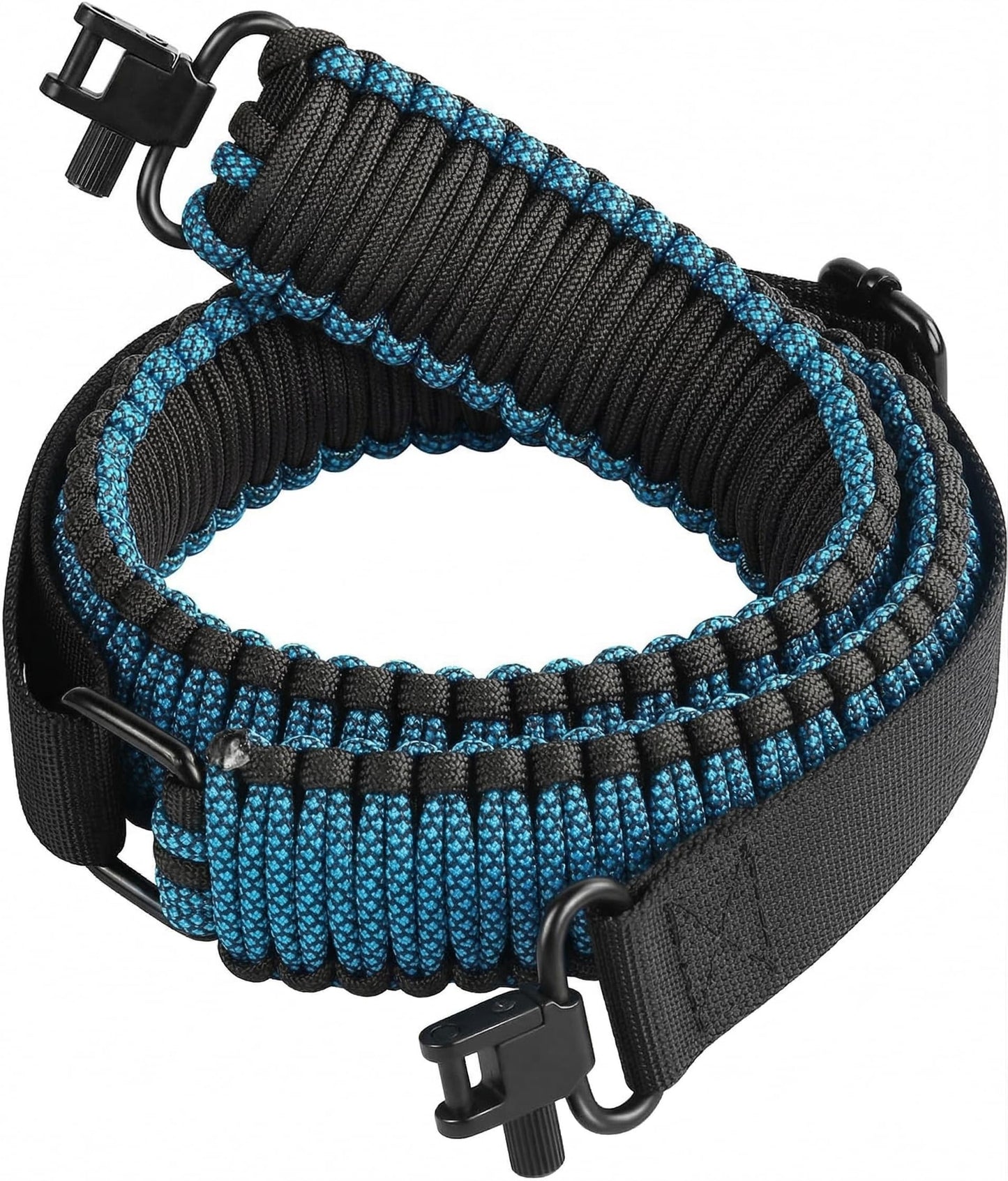 DDOUT 2 Point Rifle Sling, 550 Paracord Gun Sling for Rifle with Tri-Lock Swivels and Quick Adjustable Length Strap for Shooting, Hunting and Range