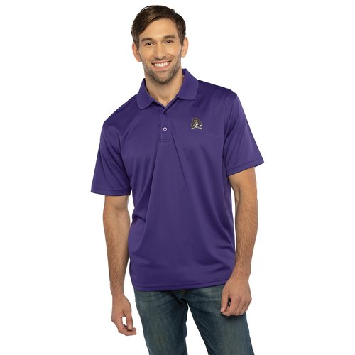 Men's Collegiate Premium Moisture Wicking Team Color Icon Polo, East Carolina Pirates, XX-Large