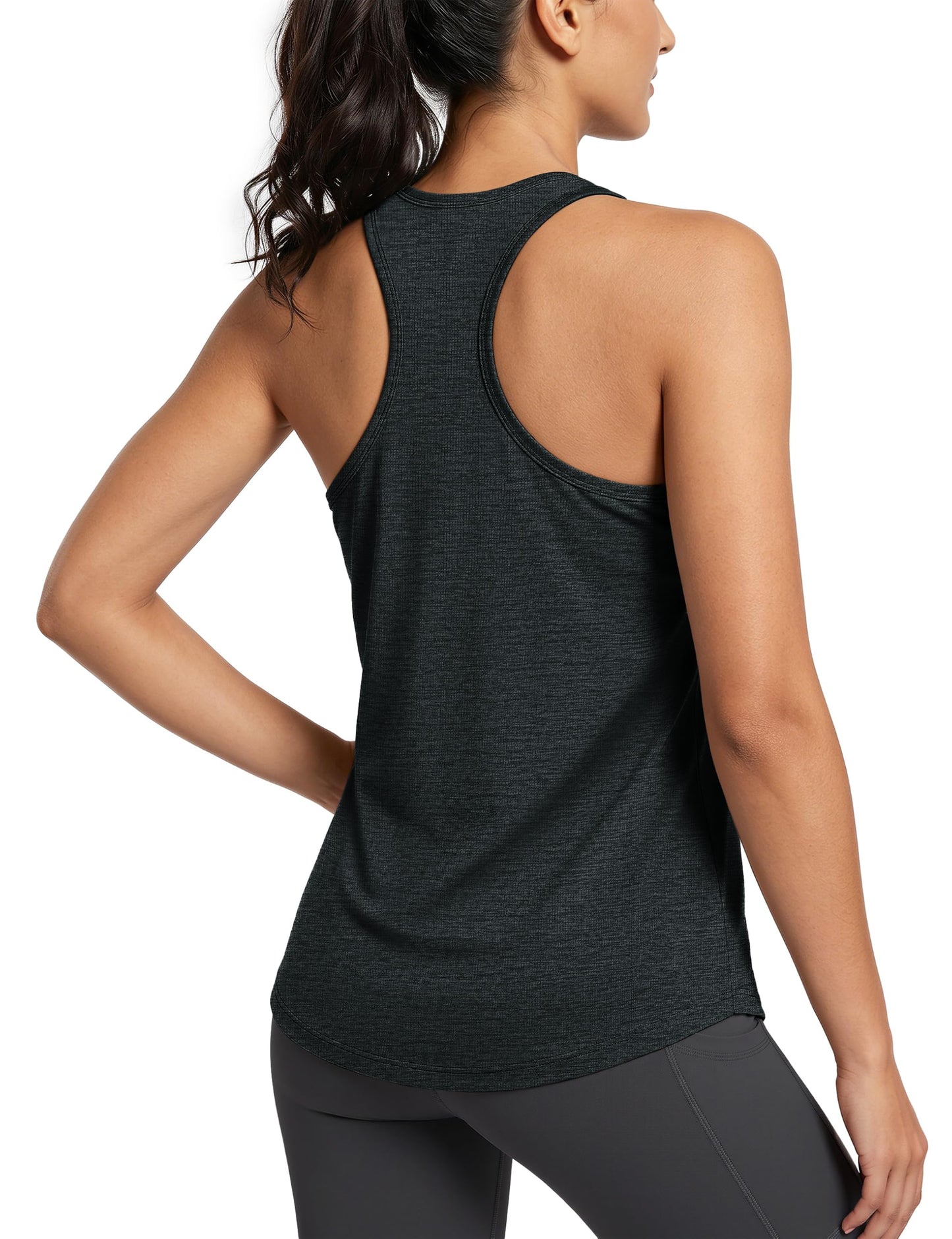 MAGCOMSEN Womens Tank Tops Workout Racerback Sleeveless Top Athletic Muscle