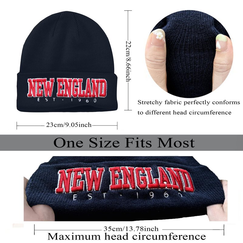 Beanie for Men Women Cuffed Thick Knitted Unisex Winter Hat Beanies, Ideal for Sports, for Men & Women