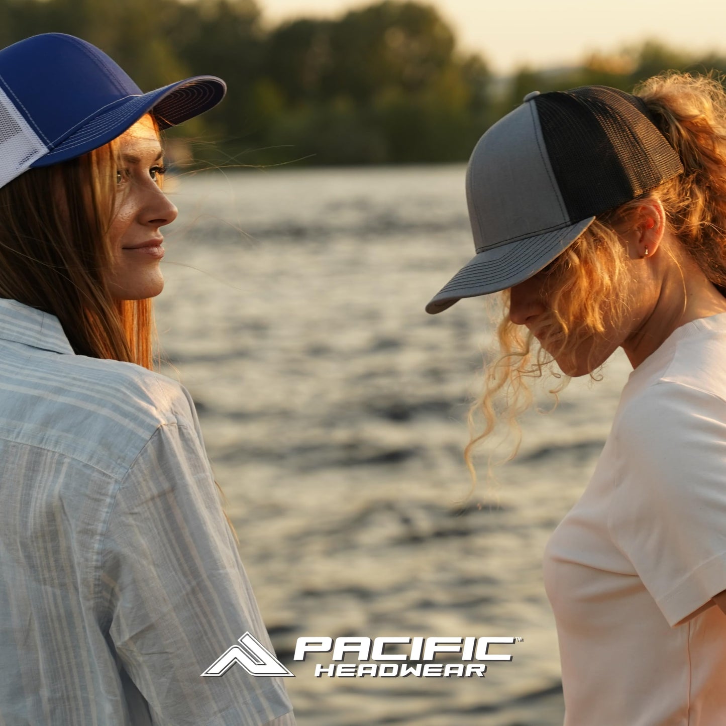 Pacific Headwear Duck Camo 5-Panel Trucker Cap, Coastland, OS