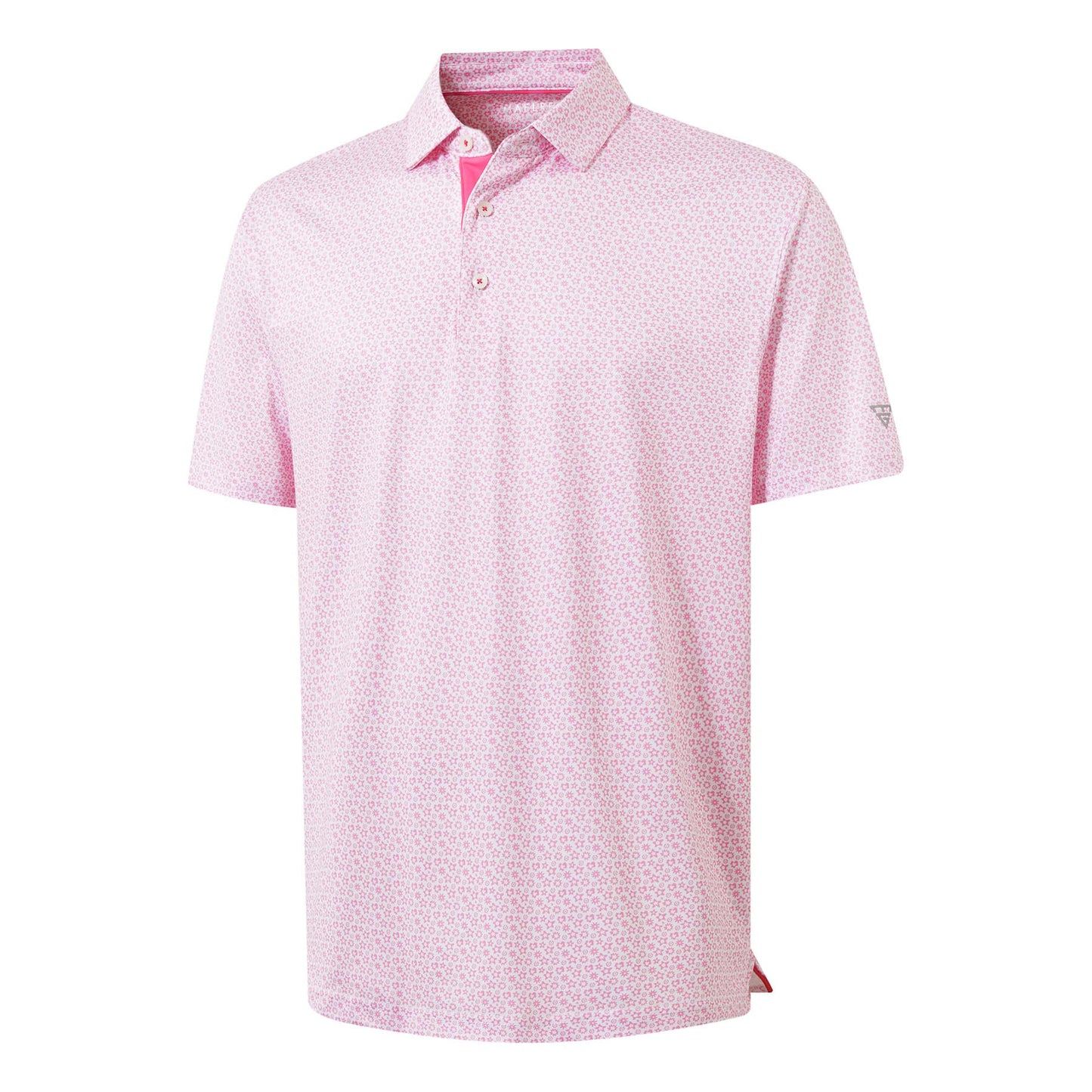M MAELREG Golf Shirts for Men Dry Fit Print Patterns Performance Moisture Wicking Mens Polo Shirts Short Sleeve