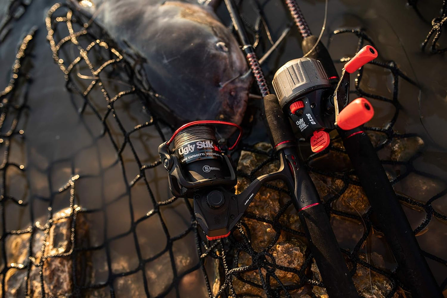 Ugly Stik Spinning Fishing Reel - Durable Ugly Tuff Design for Anglers