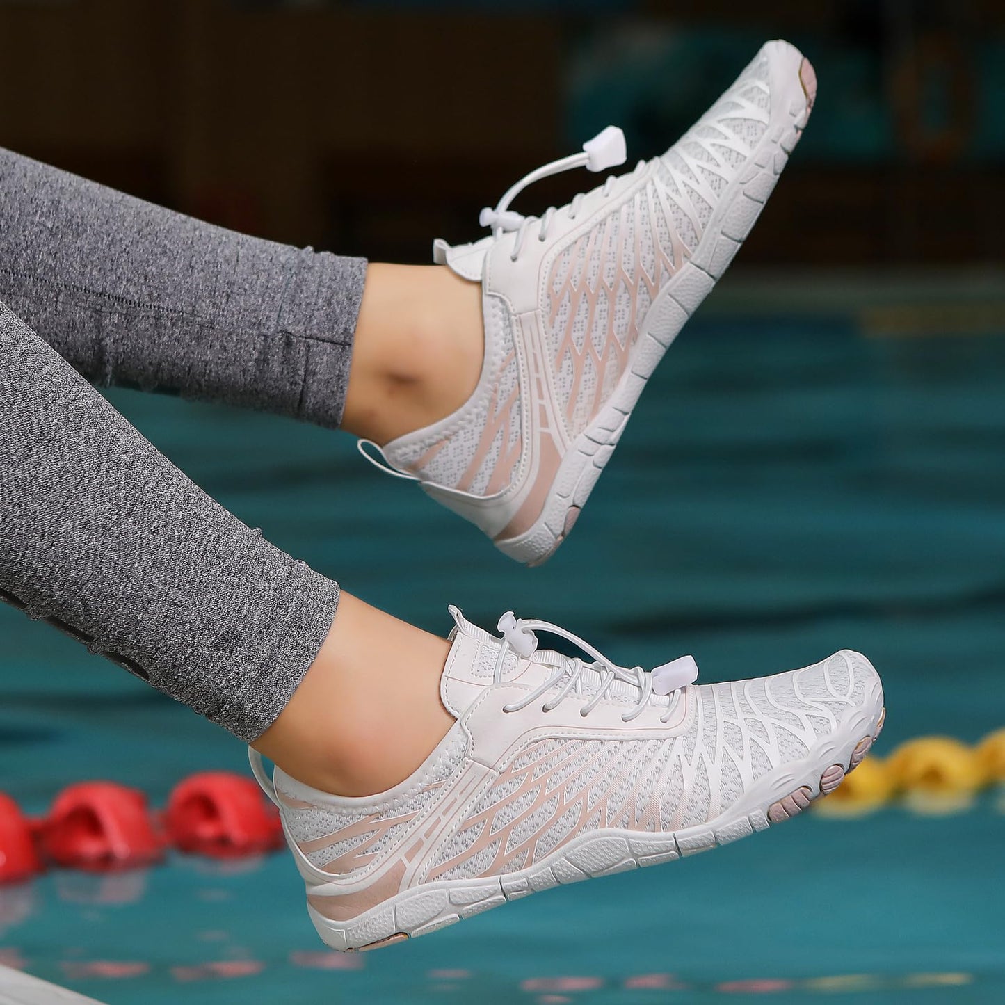2026 New Barefoot Shoes for Women Mens,Hiking Barefoot Shoes Womens Footwear,Comfortable & Non-Slip Barefoot Vitality Shoe Women's Athletic Footwear,Wide Toe Box Water Shoe for Women Men White