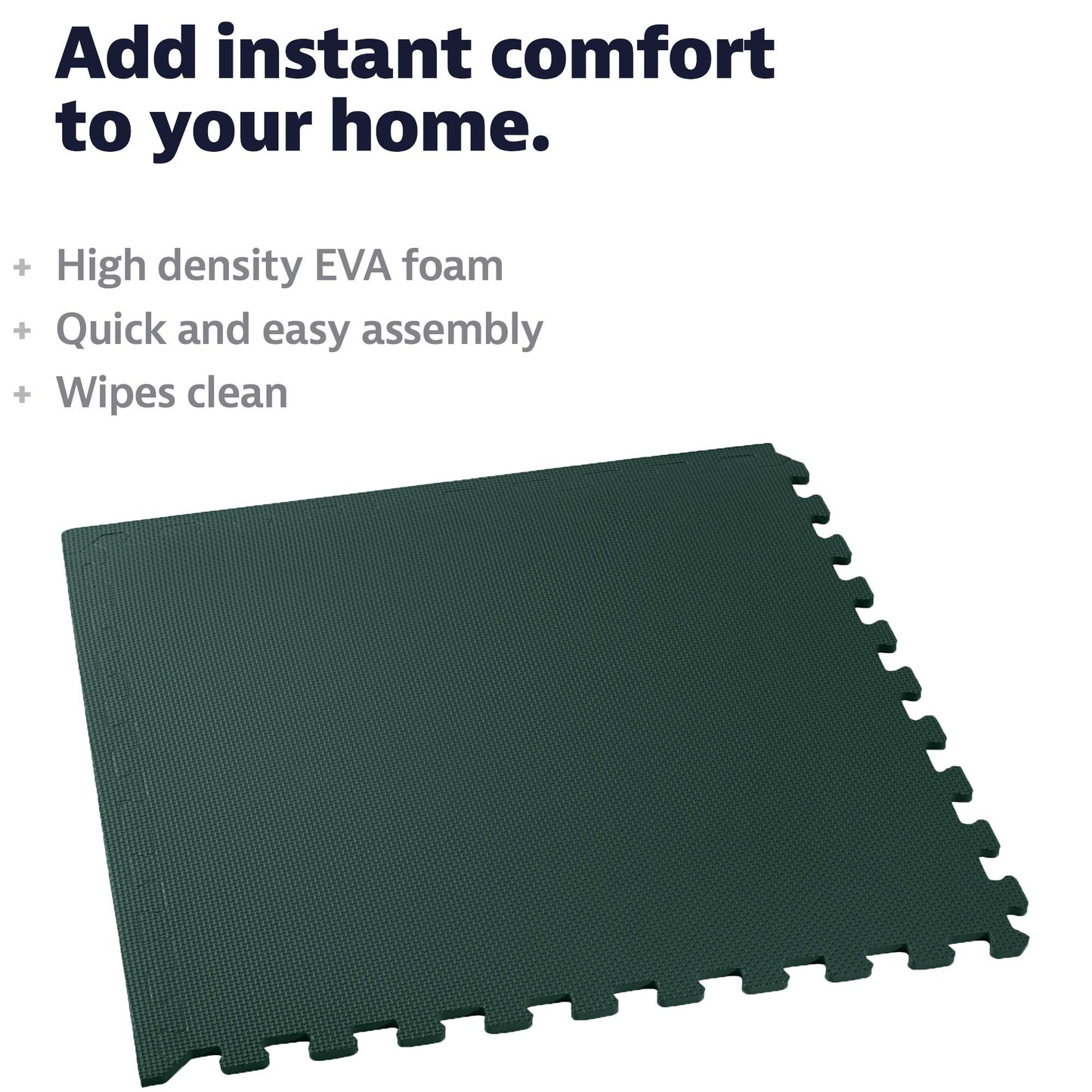 We Sell Mats – ½ Inch Thickness Multipurpose EVA Foam Floor Tiles – Interlocking Floor Mat for Indoor Gym, Playroom, and Home Use