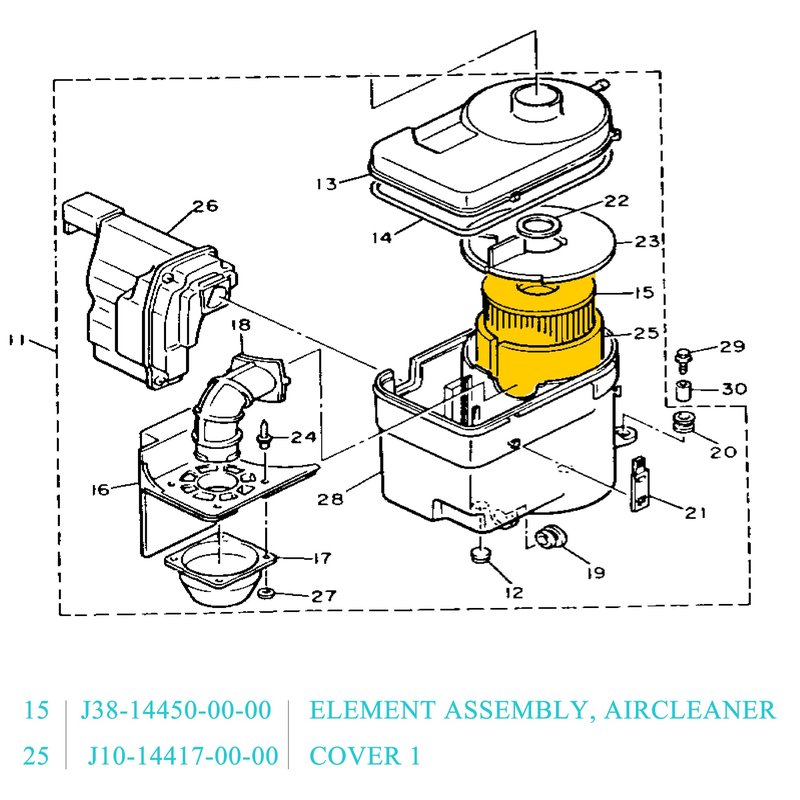 10L0L Tune Up Kit for Yamaha G2 G8 G9 G11 4 Cycle Gas Golf Cart 1985-1994, Replaces J10-14417-00 J38-14450-00, Air Filter Pre-Filter with Spark Plug Fuel Filter
