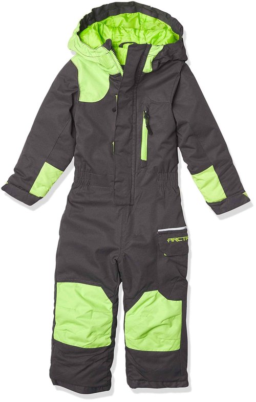 Arctix Kids Dancing Bear Insulated Snowsuit, Charcoal, Small Husky