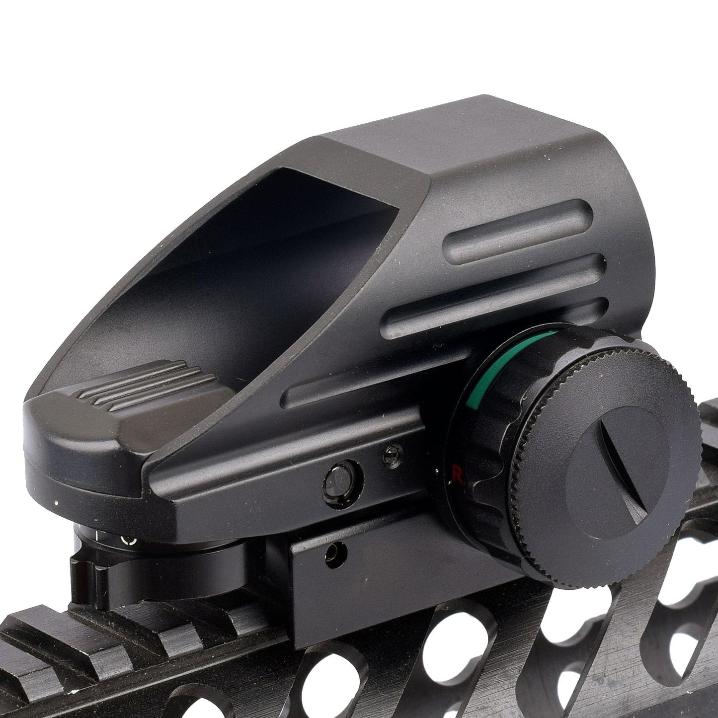 WIPBOTEN Red Green Reflex Rifle Scope Dot Sight with 4 Different Reticle Black