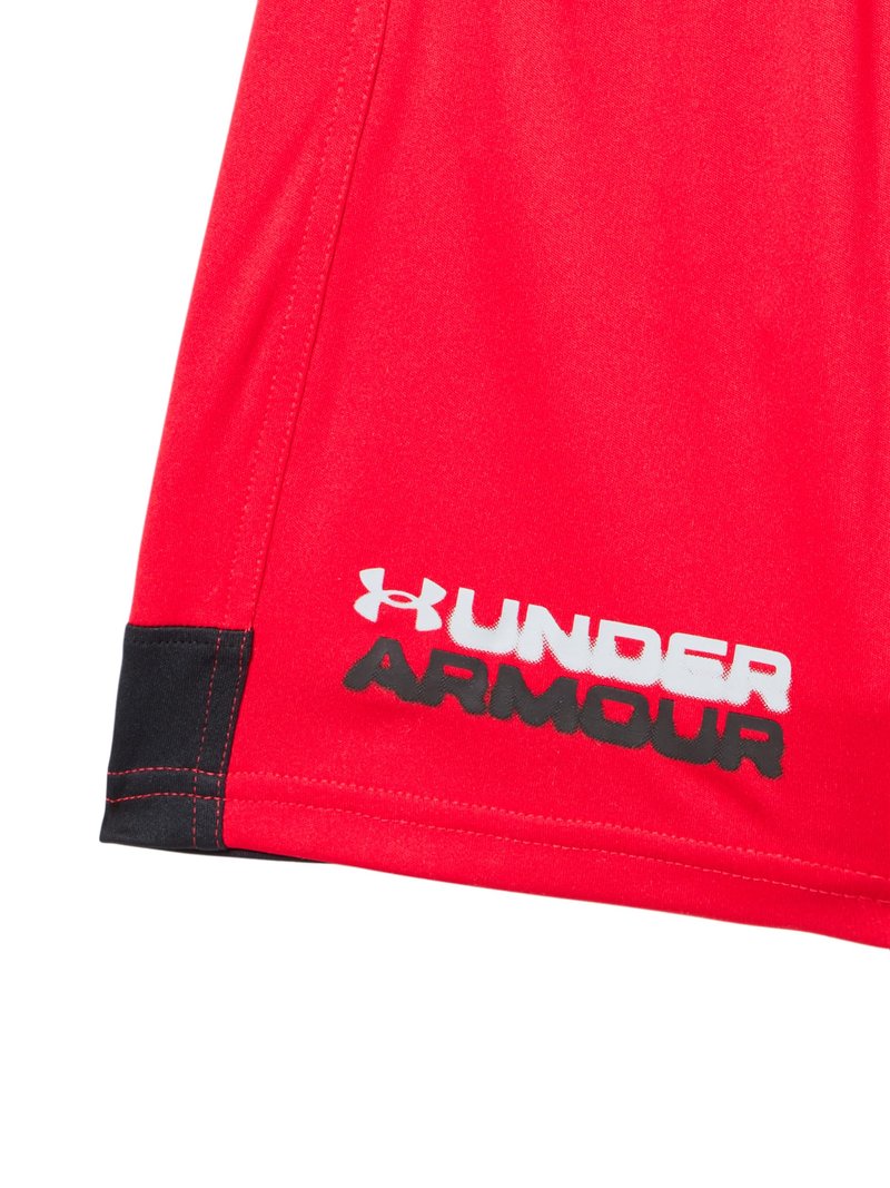 Under Armour Boys' Tech Graphic Shorts, (600) Red/Black/Mod Gray, Medium