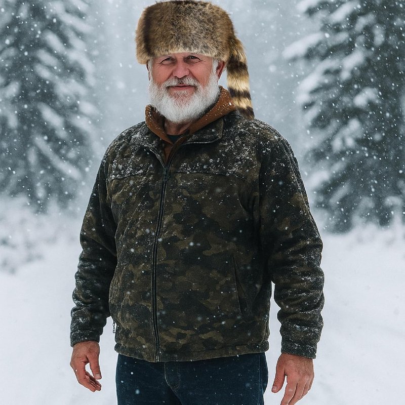 Raccoon Hat with Tail - Faux Fur Unisex Winter Cap for Cold Weather | Warm & Stylish