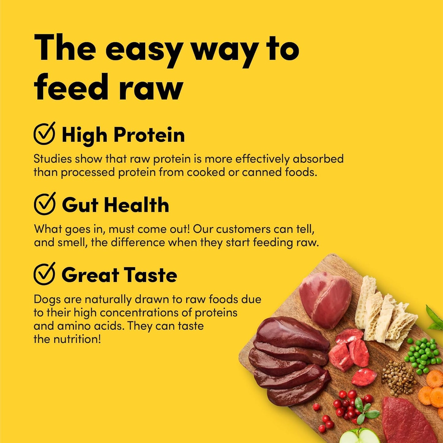 Grass-Fed Beef Freeze-Dried Raw Mix Dog Food - High Protein, Grain-Free, Non-GMO | 2 lb