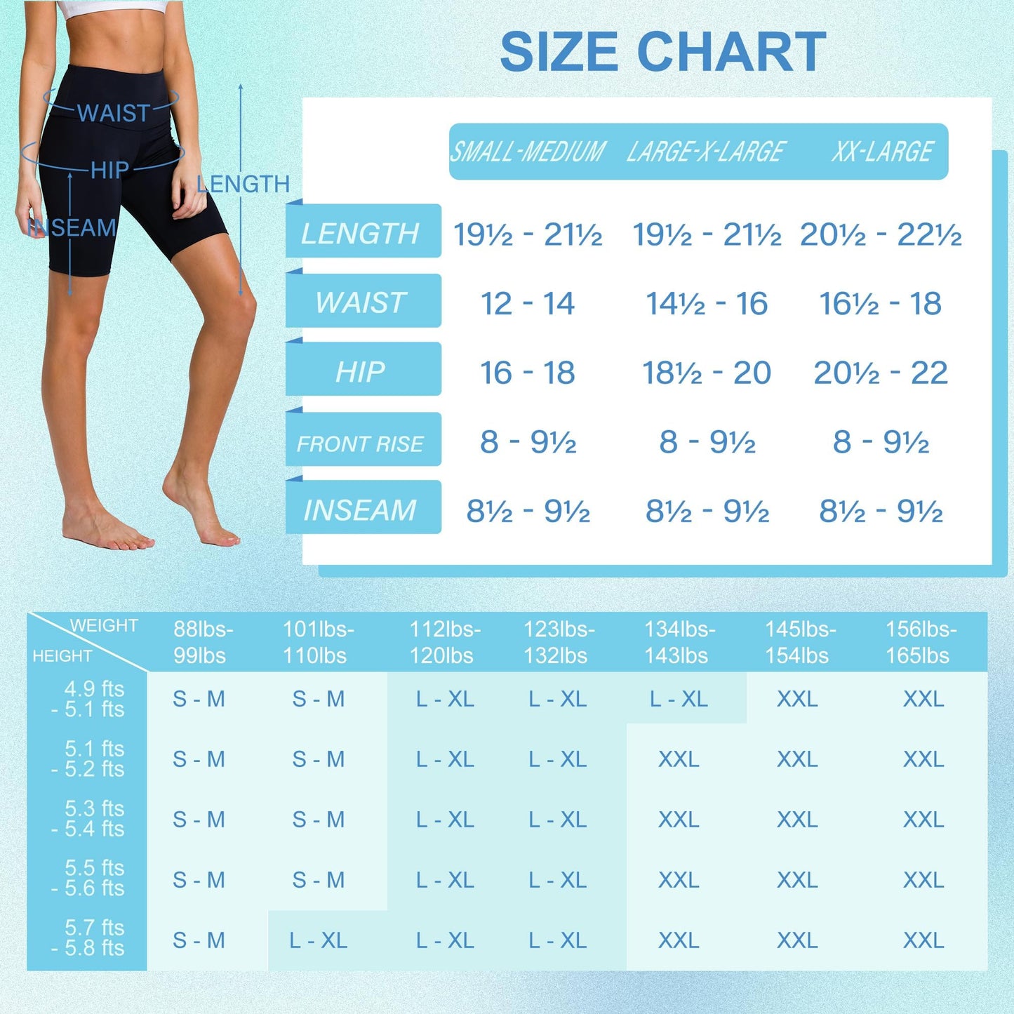 TNNZEET Biker Shorts Women with Pockets - Leopard Tummy Control Gym Running Workout Yoga Womens Compression Shorts